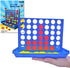 4 in a Line Game, Four in a Row Gaming Fun Set, Travel Portable Size with 6 Spare Discs Included