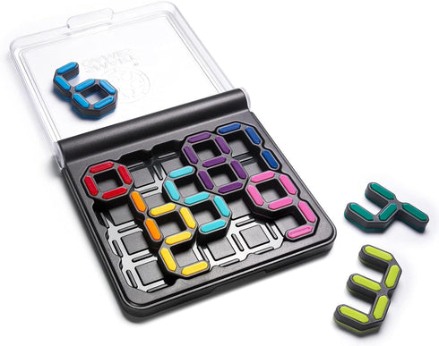 120 7+, SmartGames IQ Digits Compact Travel Logic Game with Number Challenges, Math & Puzzle Brain Teaser for Kids