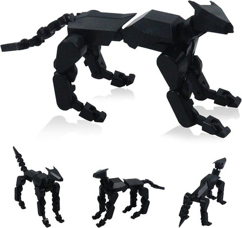(Assembly Completed) Titan13 Action Figure Set, Robot Dog Action Figure 3D Printed