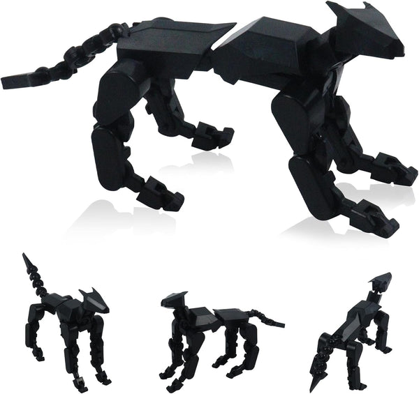 (Assembly Completed) Titan13 Action Figure Set, Robot Dog Action Figure 3D Printed