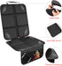 OpNelDum 600D 2 Car Seat Protector for Child, Thick Padding Seat Protector Under Baby, Waterproof Non-Slip Fabric