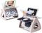 Taf Toys Black & White Rattling Spinning Book, High Contrast Newborn Baby Toy 0-6 6-12 Months with Mirror for Cognitive