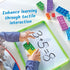 hand2mind Early Numeracy Sensory Bubble Poppers, Push Pop Fidget Toys for Kids, Math Manipulatives Kindergarten, Calm