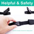 LiXiongBao 2 Carrier,Schoolbags(Black) Pcs Seat Chest Harness Buckle,Anti Escape Seat Strap Baby Harness Chest Buckle