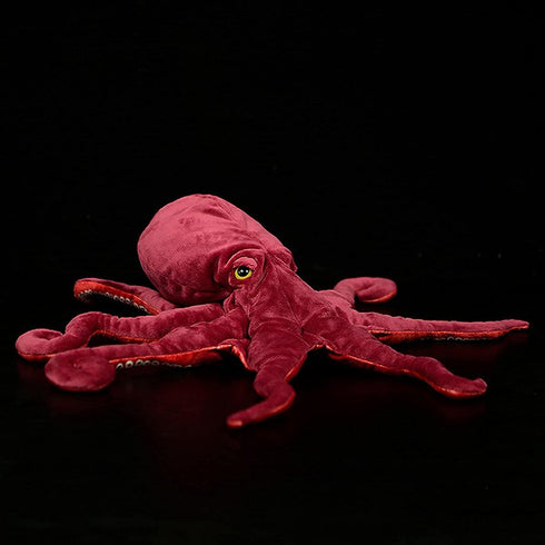 ZHONGXIN MADE Simulation Octopus Plush Toy, 18 Inch Red Soft Real Life Octopus Stuffed Animal for Children