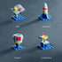 Vilbocr Falcon Heavy Space Rocket Building Block Set, Space Capsule for Boys 4+ Years, Gift Idea Super Heavy Launch
