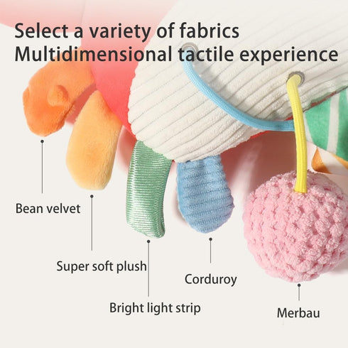 012 Car Seat Toys for Babies Months Hanging Baby Activity Toy for Car Seat, Stroller, Crib & Gym Infant Plush Rattle