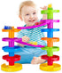 Ball Drop Educational Toy with Bridge - Advanced Spiral Swirl Ball Ramp Playset for Toddlers