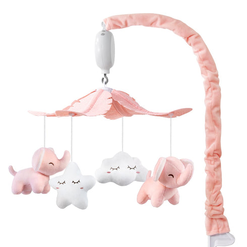 FEISIKE Baby Crib Mobile for Girls Boys with 3 Modes Digital Musical