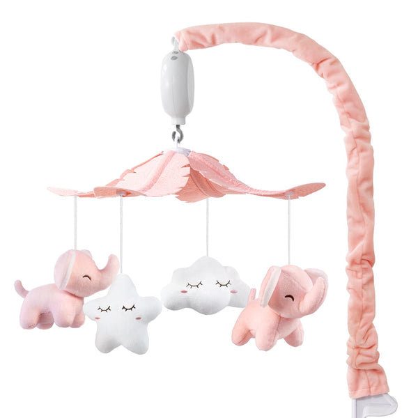 FEISIKE Baby Crib Mobile for Girls Boys with 3 Modes Digital Musical