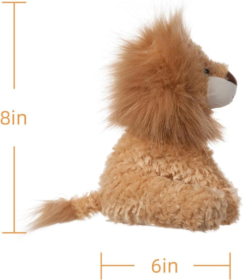 Apricot Lamb Toys Plush Yellow Lion Stuffed Animal, Soft Cuddly, Perfect for Child (8 Inches)
