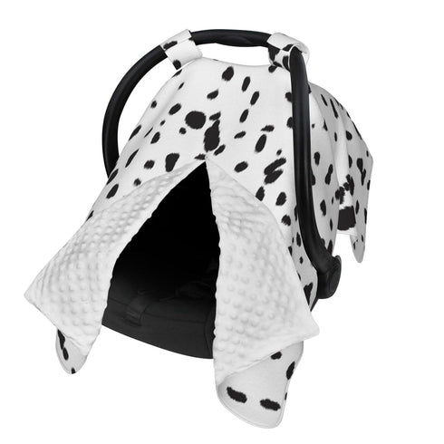 Zhbvncp Dalmatian Skin Baby Car Seat Cover & Breastfeeding Nursing Cover - Breathable