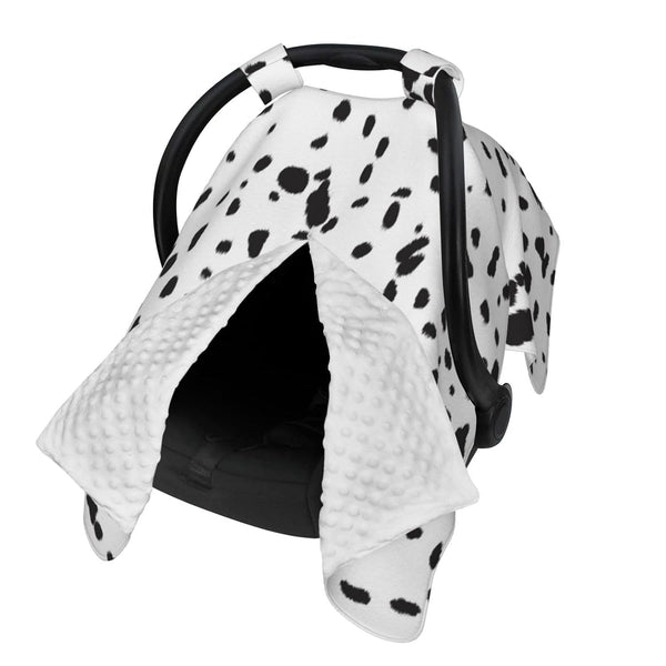 Zhbvncp Dalmatian Skin Baby Car Seat Cover & Breastfeeding Nursing Cover - Breathable