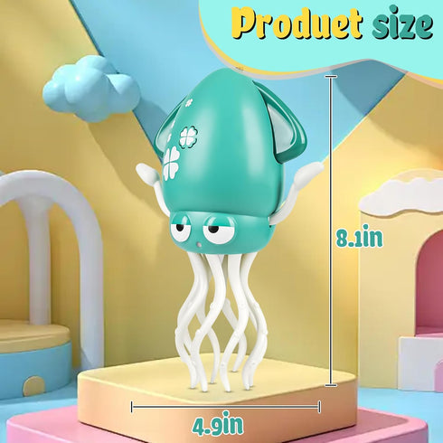 3 6 9 12 1 2 3 Dancing Octopus Baby Toy, Music & Interactive Sensory Toys for Month & Year Old Boy Girl, Crawling