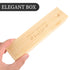 VOSAREA Wooden Pregnancy Test Keepsake Box Decorative Storage Case for Announcements and Keepsakes for Parents Elegant