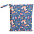 Sigzagor Wet Bag Baby Cloth Diaper Nappy Bag Reusable Washable With Two Zippered Pockets (Fox Hedgehog)