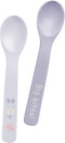 Stephen Joseph Baby Silicone Spoon Set, First Stage Feeding Spoons for Infants, Encourages Self-Feeding, Elephant