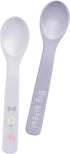 Stephen Joseph Baby Silicone Spoon Set, First Stage Feeding Spoons for Infants, Encourages Self-Feeding, Elephant