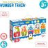 Banana Panda Make-a-Match Number Train Floor Puzzle - Learn Numbers 1-10 with 30 Large Pieces for Ages 3-5