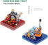 Musical Instruments Micro Block, Classical Building Block Set, 1500 PCS Guitar and Drum Set for Adults and Kids