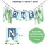 UOAOU 1st 1st Golf One Birthday High Chair Banner - Golf Birthday Decorations,Boy High Chair,Hole In One First