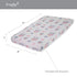 EVERYDAY KIDS Baby Girl Fitted Crib Sheet, Sweet Owls, 100% Soft Breathable Microfiber, Fits Standard Crib