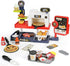 KiddoKraft Kids Pizza Play Set Pretend Pizza Kitchen Toy with Cutting Food, Grill,