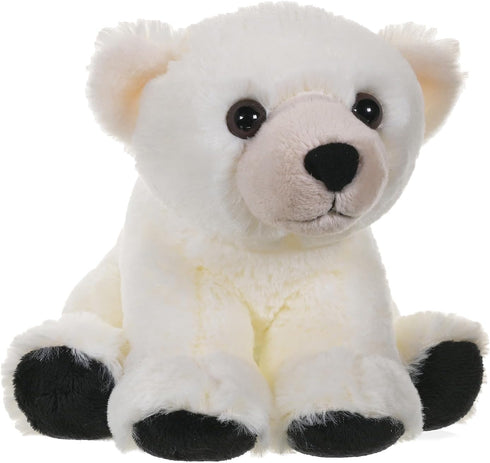 Wild Republic Cuddlekins Polar Bear Baby Plush, Stuffed Animal, 8", Gifts for Kids, Multi (10845)