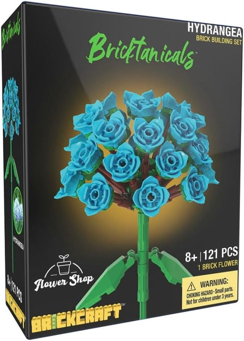 Bricktanicals Hydrangea Brick Building Set