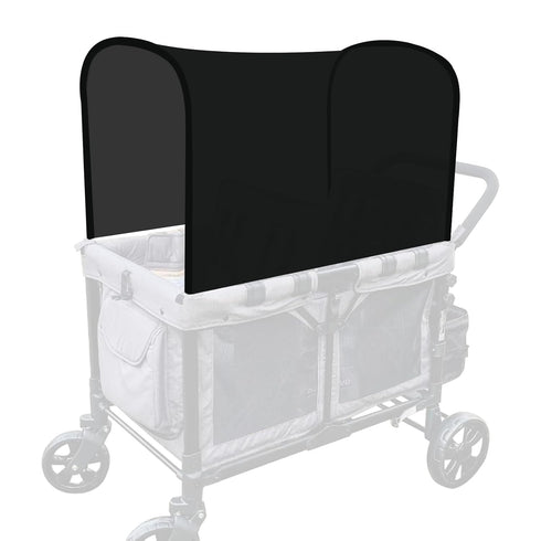 LUAATT Stretchy Panoramic Canopy Compatible with Wonderfold Stroller Wagons W2/W4 All Model,UPF50+ Fabric