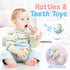 150 0-24 Baby Musical Crib Mobile with Timing Function Projector Lights,Stand-Along Rattles and Melodies Music Box