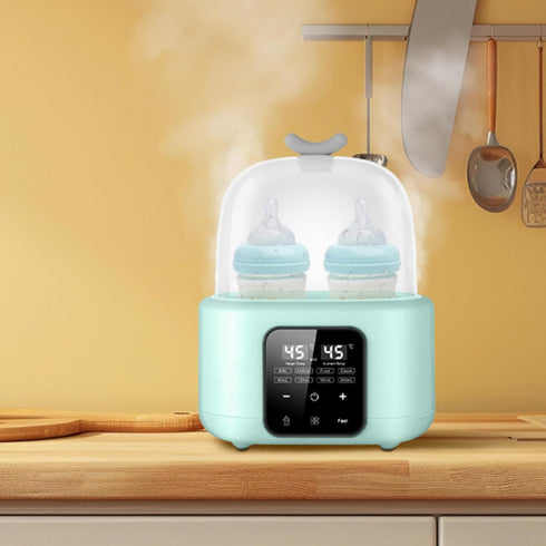 Generic Portable Baby Bottle Warmer, Double Bottle Warmer with Smart Temperature Control, Fast Baby Food Heater