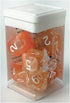 R4I Dice w/Arch'd4: Diffusion - Koi Pond with White (7)