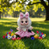 NOFEZA 17cm 17cm 4 Doll Clothes, Dolls Outfit and Accessories with Plaid Dress, Crown Bow, Pearl Chain, Mini Purse