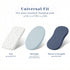 Coreeky 3 Pack 100% Muslin Cotton Changing Pad Covers for Girl, Boy, Soft Changing Table Cover, Breathable Baby Nursery
