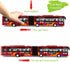 City Bus Toy for Kids, Metro Articulated Electric Bus with Sounds and Lights, Die Cast Alloy Pull Back Vehicles Gift