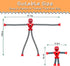 4 Pcs Telescopic Suction Cup Robot Toy - Cool Pop Tubes Sensory Toys for Toddlers, Educational Party Favors