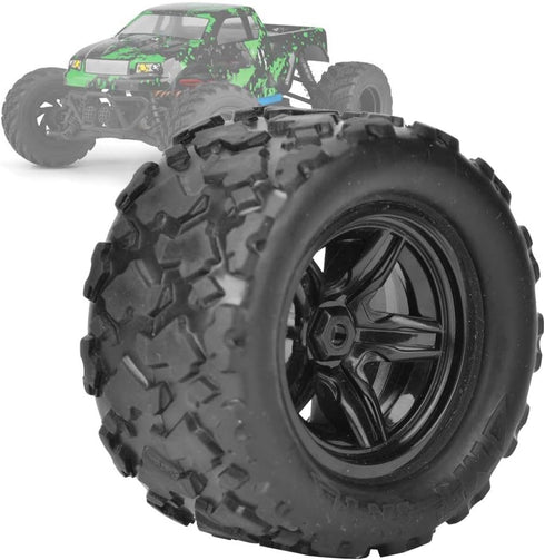 Pilipane 2pcs Wheel Tire Replacement for HS 18301 18302 18311 18312 1/18 RC Car Accessories