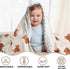 FIGEPO (Bear1) Bear and Buffalo Check Plaid Baby Blanket Gender Neutral Blankets for Newborn Baby Girls or Boys Nursery