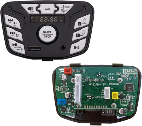weelye JR1927M-12V Children's Electric Vehicle Power Supply, Central Control Switch with Bluetooth Connection