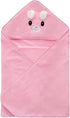 Generic Baby Hooded Towel Super Absorbent Soft Coral Fleece Bath Towels with Animal