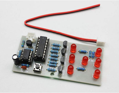 2 Sets Electronic Dice Board Kit, LED Circuit DIY Kit for Student Electronic Learning