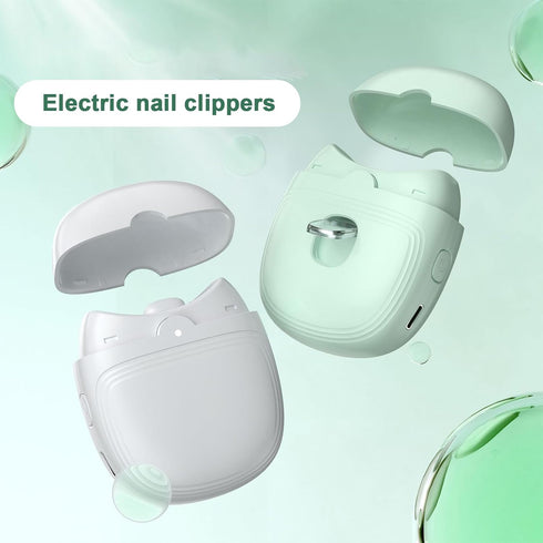 Trimmer Electric Nail Clipper with Light, Effortless Trim and File Nails, Electric Nail with LED Light Adult and Child