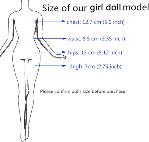 BJDBUS 6 Pcs Mini Gown Dress for 11.5 inch Girl Doll Clothes Playset