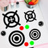 Play Kitchen Microwave Vinyl Decals Waterproof DIY Replacement Stickers Stove Oven Decals Gas Burner Cooker Decoration