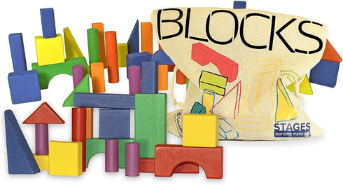 Stages Learning Materials Sensory Builder Blocks - Set of 50 (SLM510)