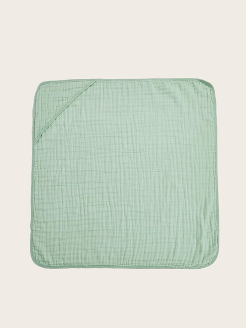 4Pack 32x32 Inches, 6-Layer 100% Set (4 Muslin Hooded Baby Towels - Premium Cotton Extra Soft Absorbent Bath Towels