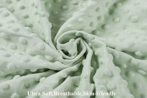 Fadacudan Set 2 Pack Dot Changing Pad Cover Stretch Ultra Soft for Baby Girls and Boys Light Green&Cream