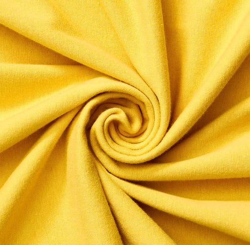 American Baby Company 100% Natural Cotton Fitted Crib Sheet 52" x 28" - Soft, Hypoallergenic, Golden Yellow for Boys &