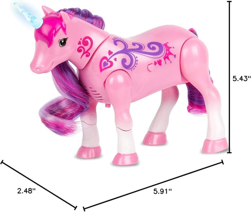 Little Live Pets Sparkles The Unicorn Toy - Musical Dancing Pony with Light Up Rainbow Horns, Interactive Animal Toy